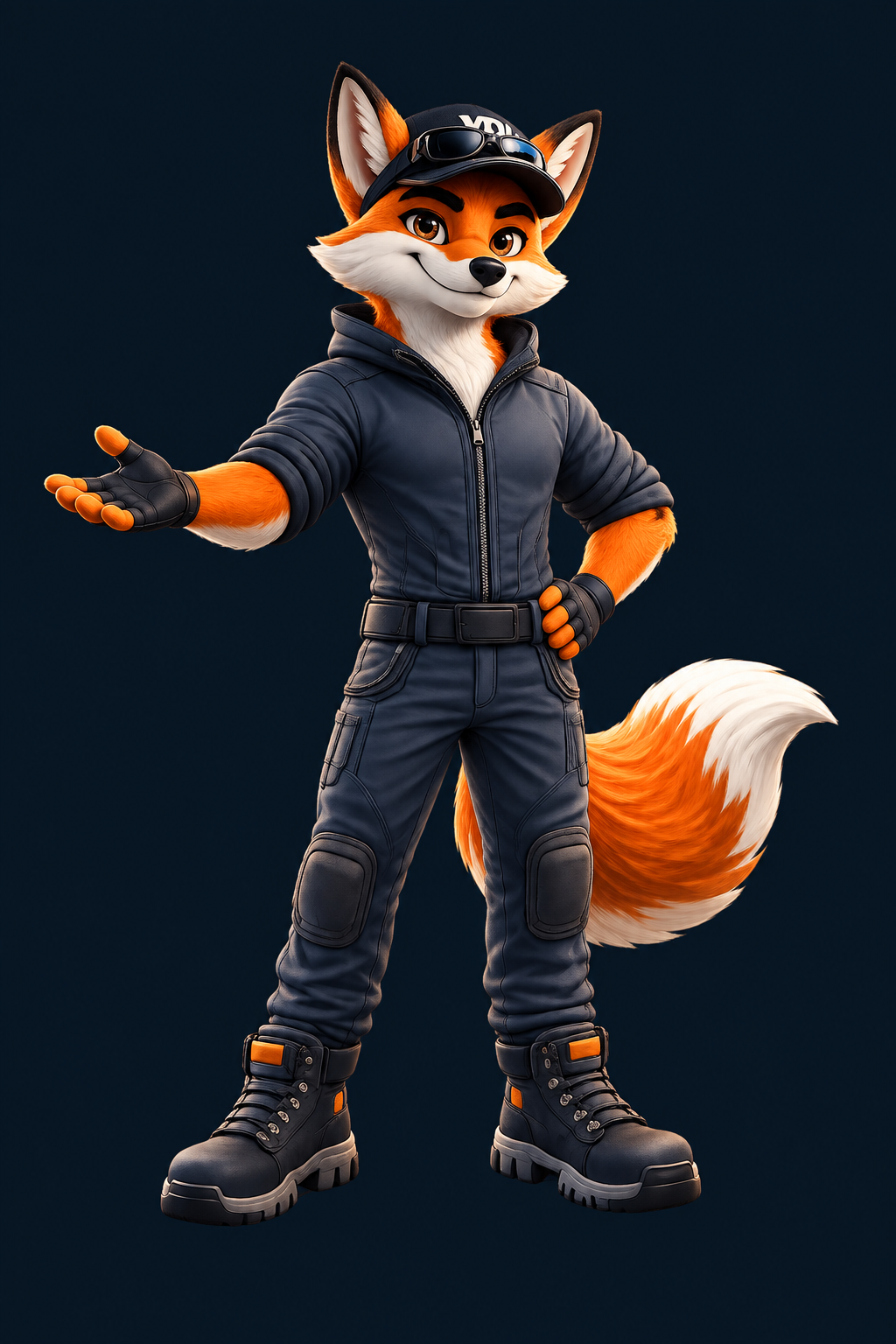 La mascotte renard de RG Loisirs vous accueille au magasin